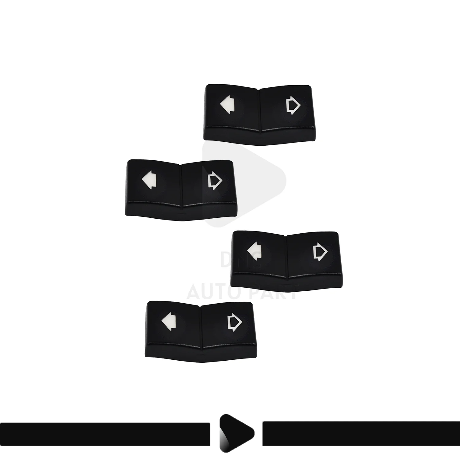 

4 Pcs Window Switch Button Cap Cover for BMW 7 Series E38