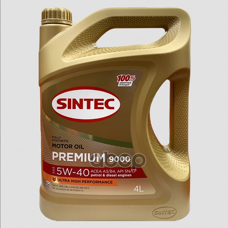 5w40 sn sintec. 5w40 sn sintec