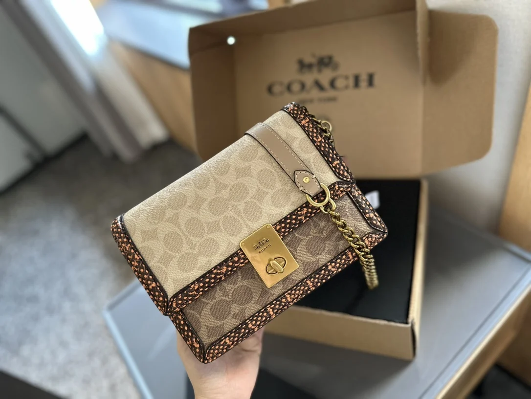 Coach Totes Cope 1:1 2024 Новая Женская Сумка-кошелек Через Плечо Модная Сумка-шоппер