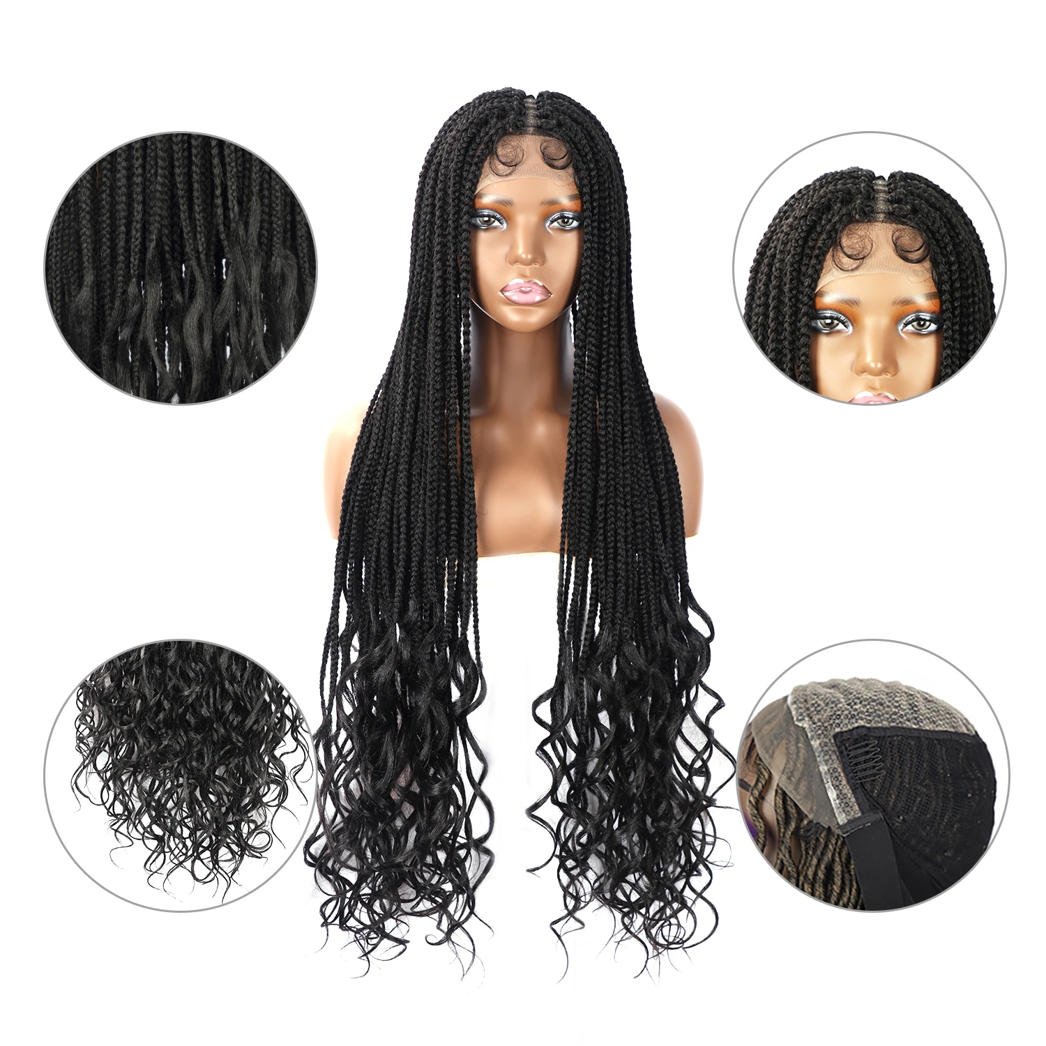 Рисунок 5 - Синтетические длинные плетеные парики