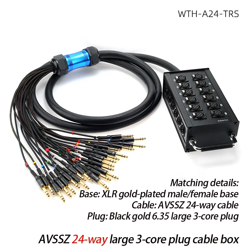 Многоканальный кабель AVSSZ для выступлений на сцене 4 8 12 16-Way WTH-A * Audio Line 6 35 мм XLR