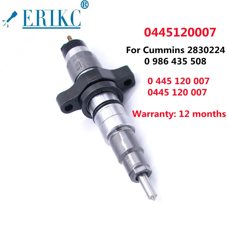 

ERIKC 0445120007 Diesel Injector Nozzle Common Rail Spray 0 445 120 007 For Cummins 2830224 0 986 435 508 0445 120 007