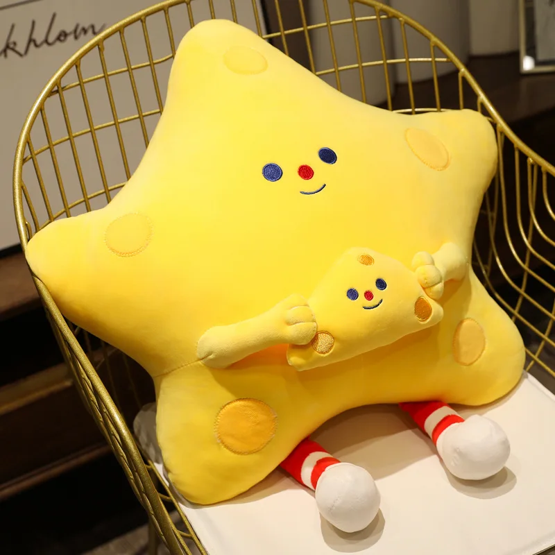 

Kawaii Star Shaped Pillow Toys Stuffed Soft Throw Pillow For Home,Sofa Decoration Cute Chair Cushion Pillow For Girls Christmas