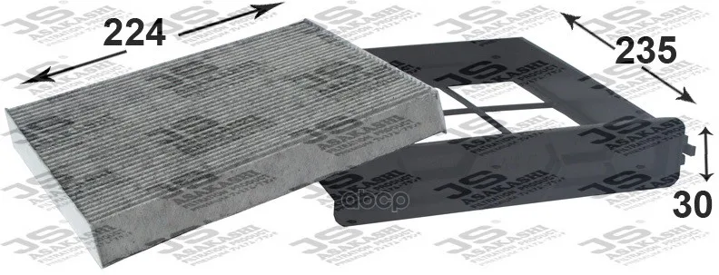 Фильтр Салонный Угольный  Honda Odyssey 2,4 2003 -   Acura Zdx 3,7 2011 -  Ac881c JS Asakashi арт. AC881C