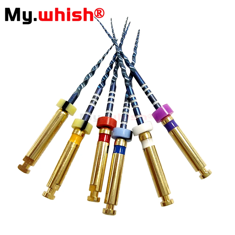 

25mm Dental dentista Files Rotary Heat Activated Blue odontologia Endo Files Dentistry Tools Niti System SX-F3 Root Canal Files