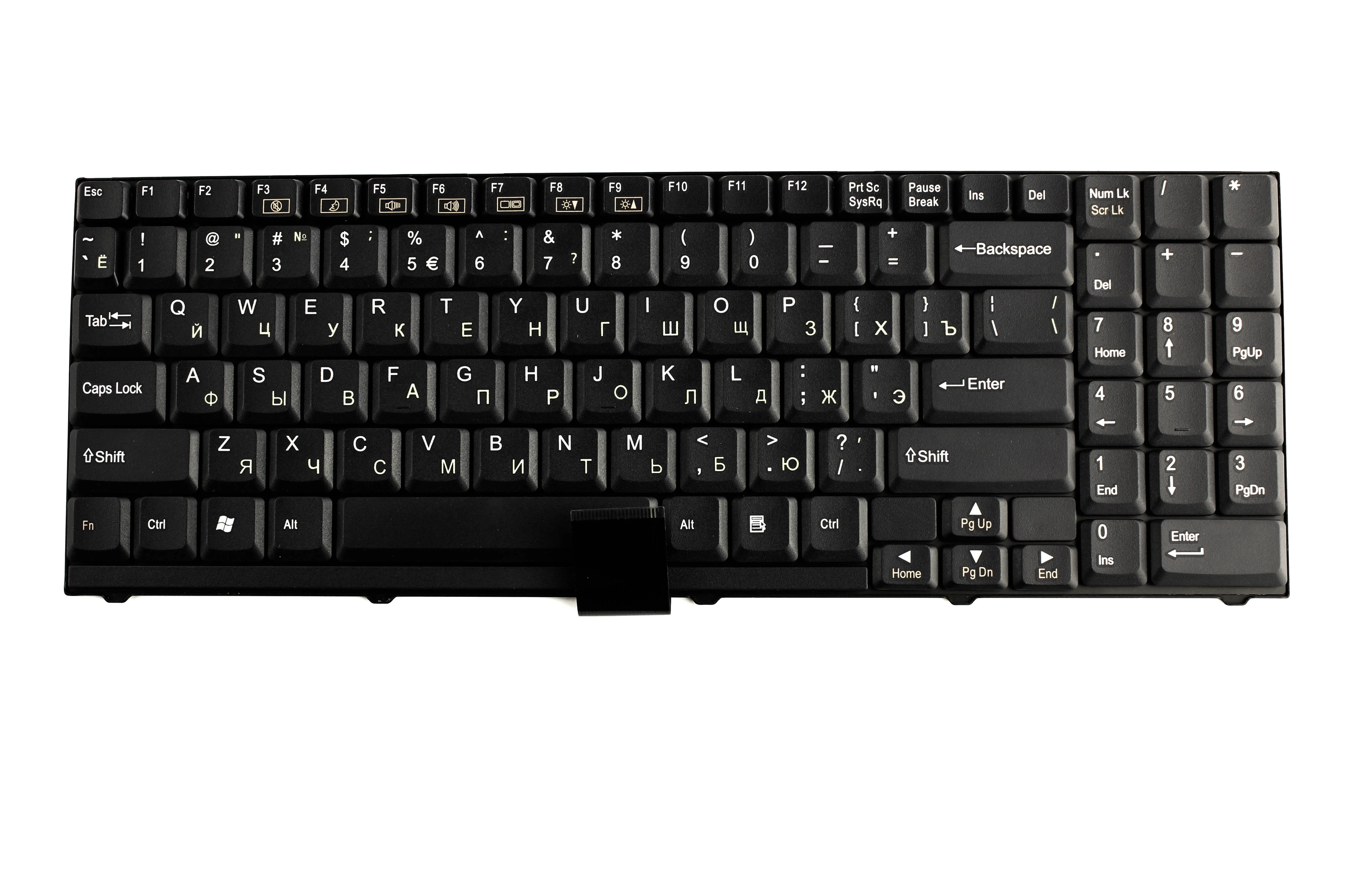 Клавиатура для ноутбука DNS Hummer D790 p/n: MP-03753SU-4305L, 6-80-D90C0-280-1, 80-M557A0-280-1