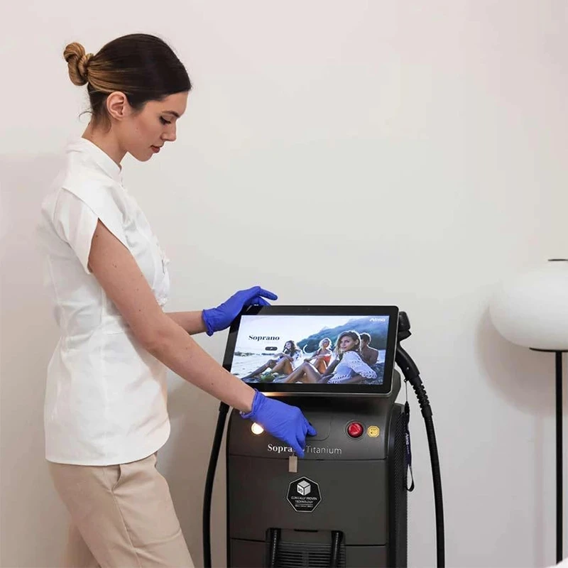 

Professional Diode Painless Hair Removal 2000W 755nm 808nm 1064nm Ice Skin Rejuvenation Face Lifting Machine