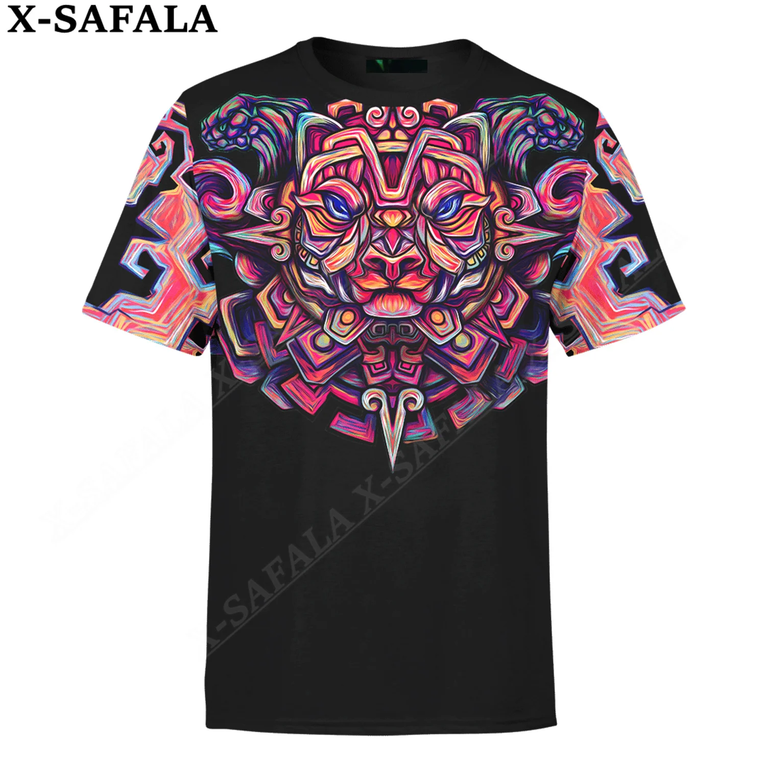 

Футболка Aztec quetzatl, мифология, майя, ацтекс, индивидуальный 3d-принт, Высококачественная футболка из молочного волокна, летняя мужская повседневная футболка с круглым вырезом