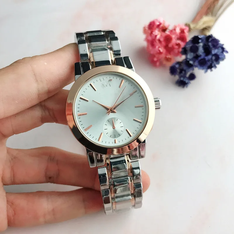 Роскошные часы AAA в стиле M @ K женские модные простом женском кварцевые с