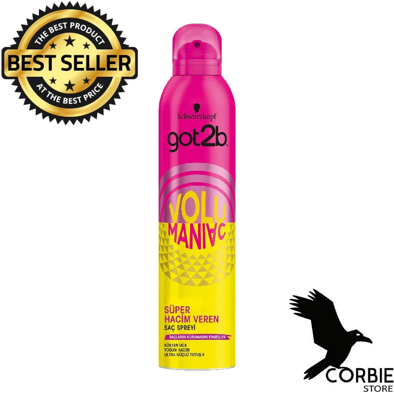 

Got2b Volumaniac Super Hair Spray 300 Ml Screaming Ultimate Extreme Hold Fix Freeze Spike Cement Finish Remove Nozzle