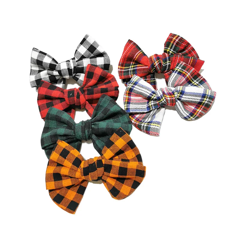 

Заколки для волос в клетку буйвола ручной работы, милые детские аксессуары для волос, заколки для волос в стиле аллигато