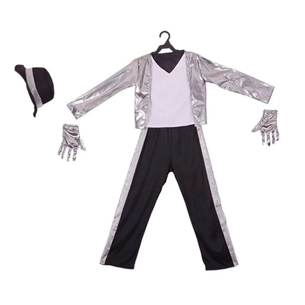 Костюм Майкла Джексона Билли Джин для мальчика Рождественский костюм в стиле