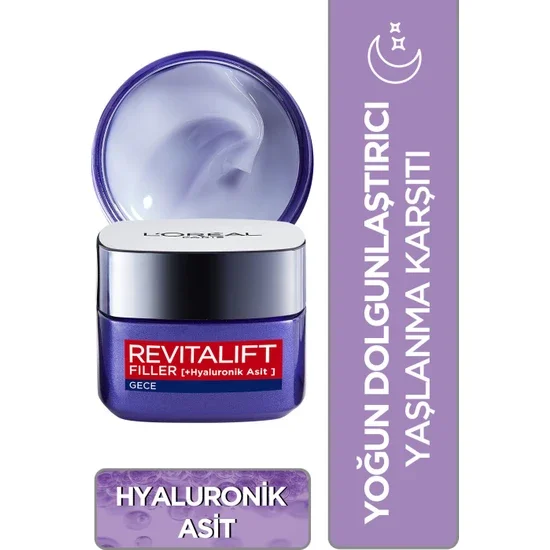 

L'Oréal Paris Revitalift Filler Night Cream 50 ml