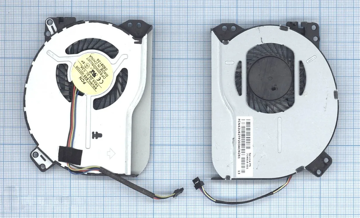 Вентилятор (кулер) для для HP GB0555PHV2-A (4-pin) ver.2