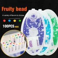 100pcs diy explosion beads cigarette pops beads fruit mint flavour cigarette holder filter smoking accessories