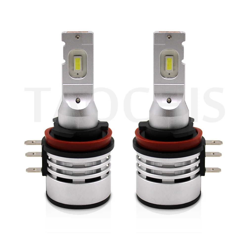 Автомобильные фары TAOCHIS 2 шт. M9pro H15 23 Вт Светодиодная Автомобильная линза Canbus Светодиодная лампа чипа 6000k фонарь для VW Passat для BMW e46 Audi Q5 A4L