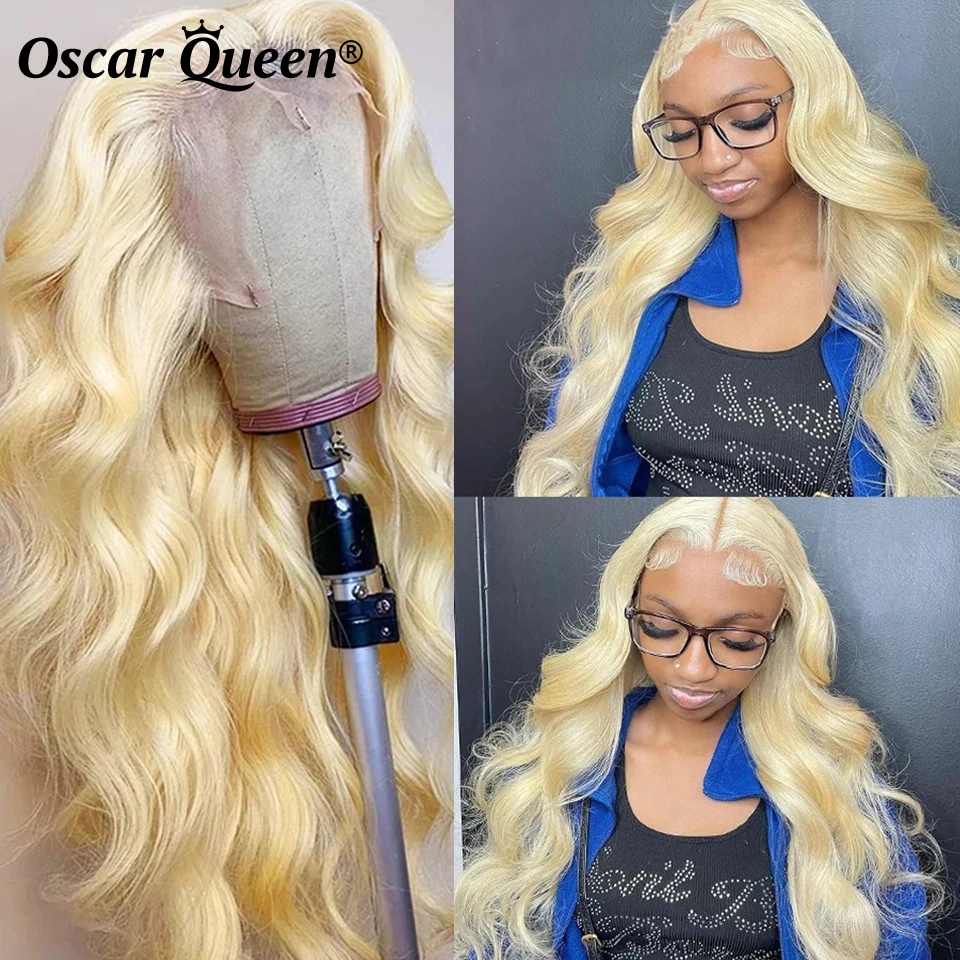 

Blonde 613 HD Lace Frontal Wigs Body Wave Human Hair Wigs 13x4 Lace Front Human Hair Wigs For Women Remy Lace Frontal Wigs