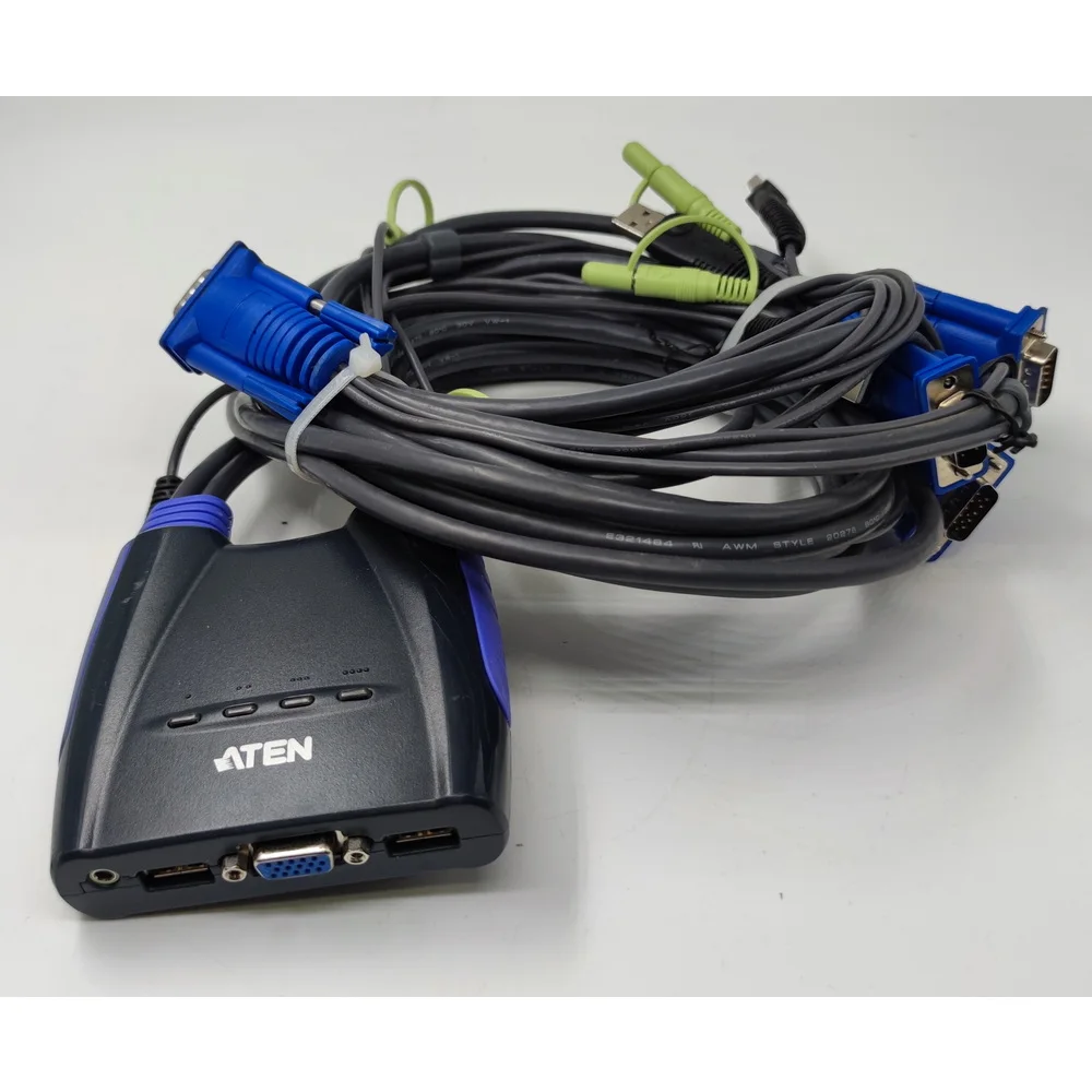KVM переключатель CS64U, 4-портовый, USB, VGA, аудио, 1.8м