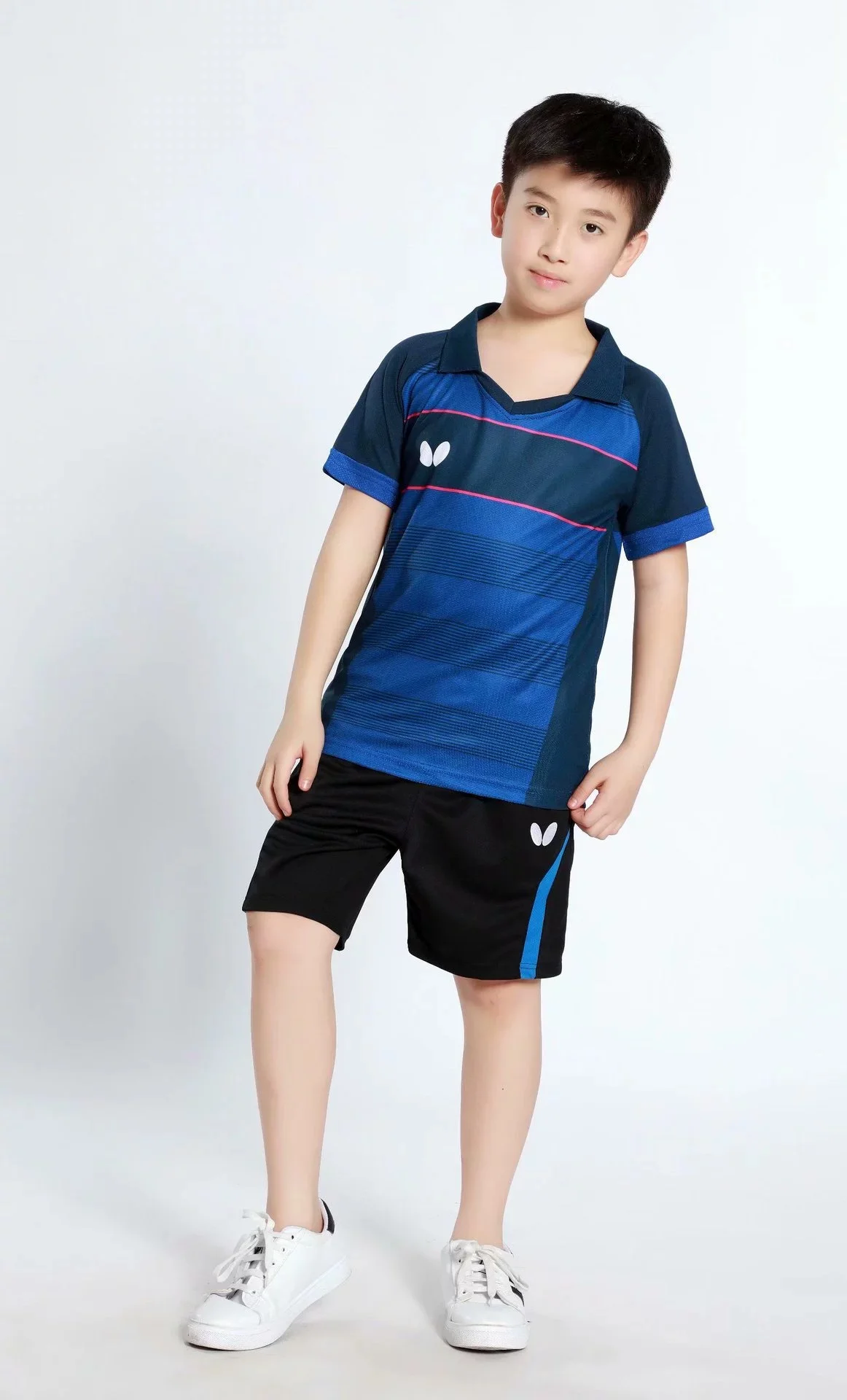 New Men Badminton Sport Shirts Table Tennis Suit Quick Dry Breathable Jersey Team Clothes Game Running Short Sleeve Shorts