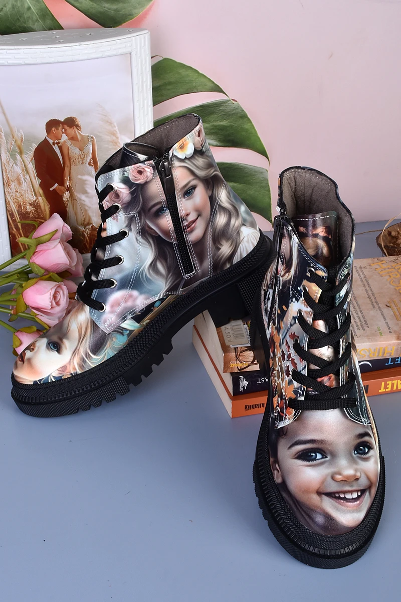 8034 милые женские ботинки