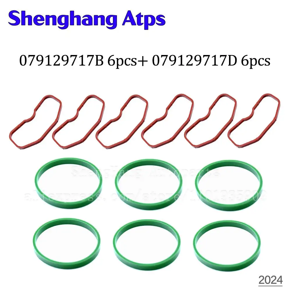 

Верхние и нижние прокладки впускного коллектора для Audi A4 A5 A6 A8 Q5 Q7 S4 VW Touareg 3.0L 3.2L V6 079 129 717 B 079129717 Б 079129717 Д