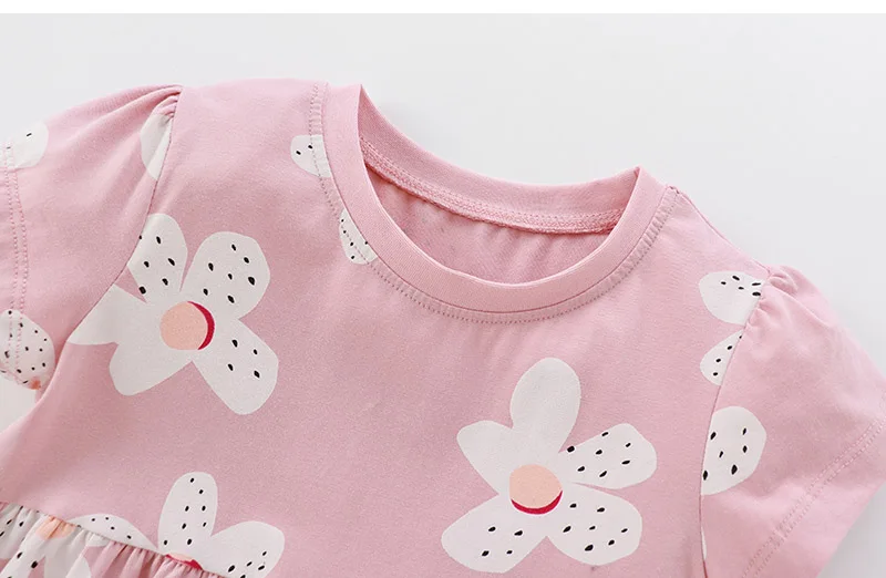 Брендовая одежда для маленьких девочек из 100% чесаного хлопка повседневная