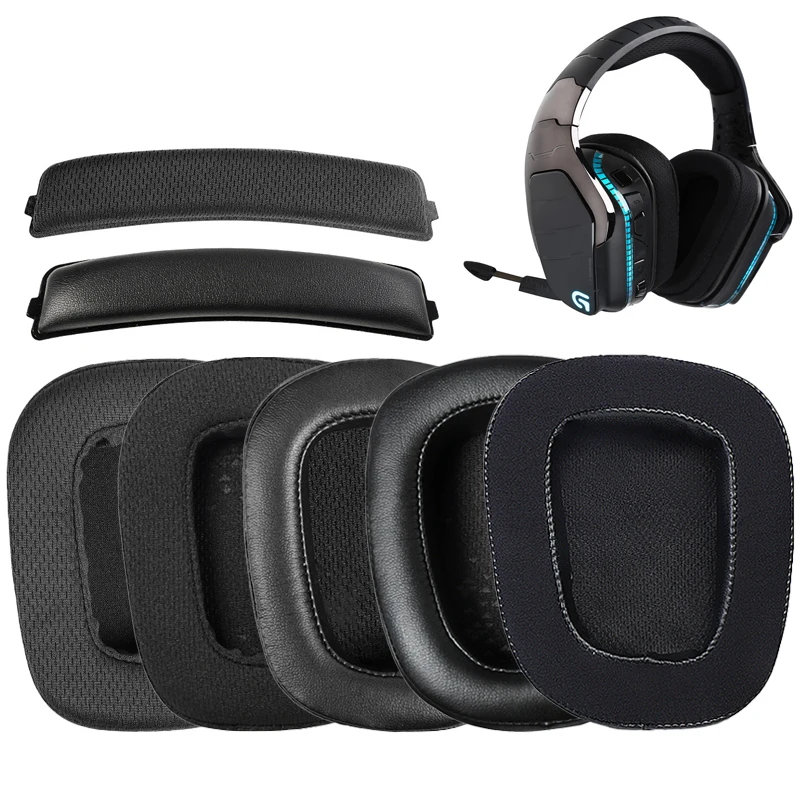 Memory Breathable Mesh Foam Ear Pads Cushions for Logitech G633 G933 Headphones High Quality Earpad 10.26