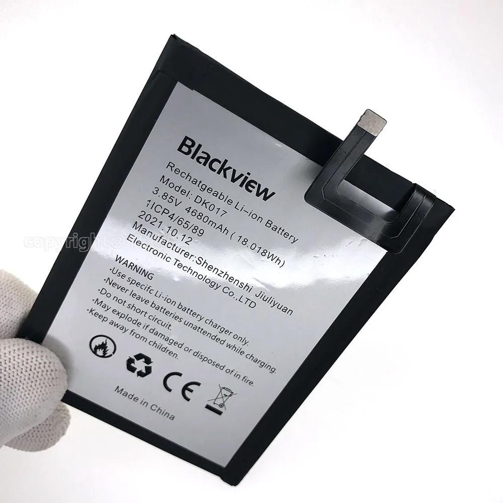 Оригинальный аккумулятор 4680 мАч A80 DK017 для Blackview Pro Plus 6 49 дюйма Фотоэлементы с