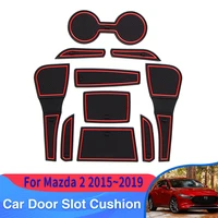 car door groove mat for mazda 2 demio dj mazda2 20152019 non slip anti slip mats rubber styling slot hole pad car accessories