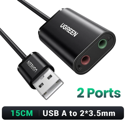 USB-звуковая карта UGREEN CM129/US205