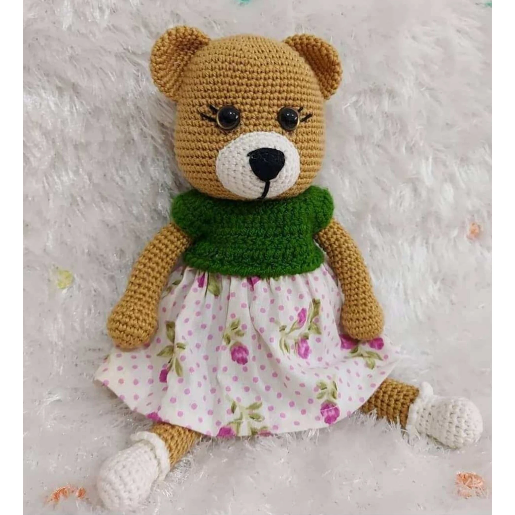 

Amigurumi любовный медведь, Органическая вязаная игрушка Playmate, моющиеся куклы ручной работы, спутник для сна новорожденного, милая кукла для про...