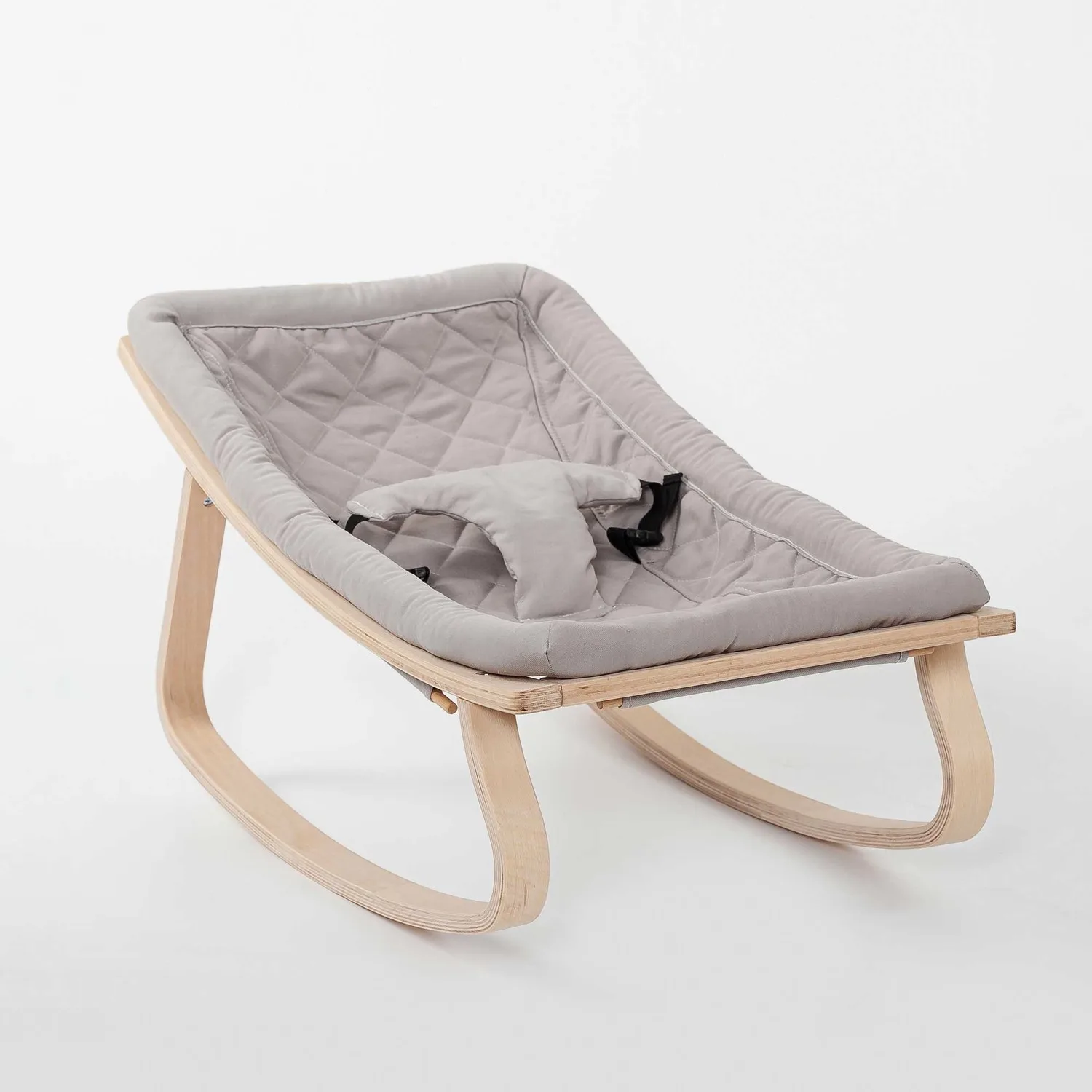 Natural Wood Main Lap Rocking Baby Crib Bed Swing Bassinet Cradle Furniture New Born Kids Room Hammock Made in Turkey
