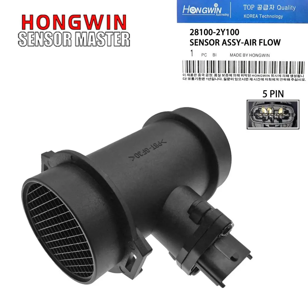 Датчик массового расхода воздуха MAF 28100-2Y100 281002Y100 28100 2Y100 для Hyundai Santa Fe Sonata Kia Optima