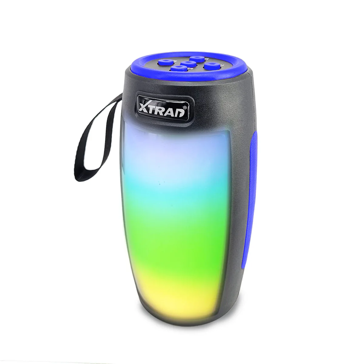 

Caixa de som Bluetooth Portátil com Luz RGB TWS Fm