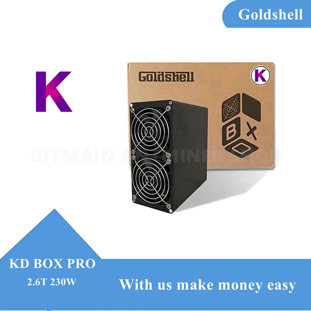 

В наличии KDA-Miner KD-BOX Pro Kadena Mining Machine Asic KDA Miner Power Supply дополнительный Золотой корпус, готовый к отправке