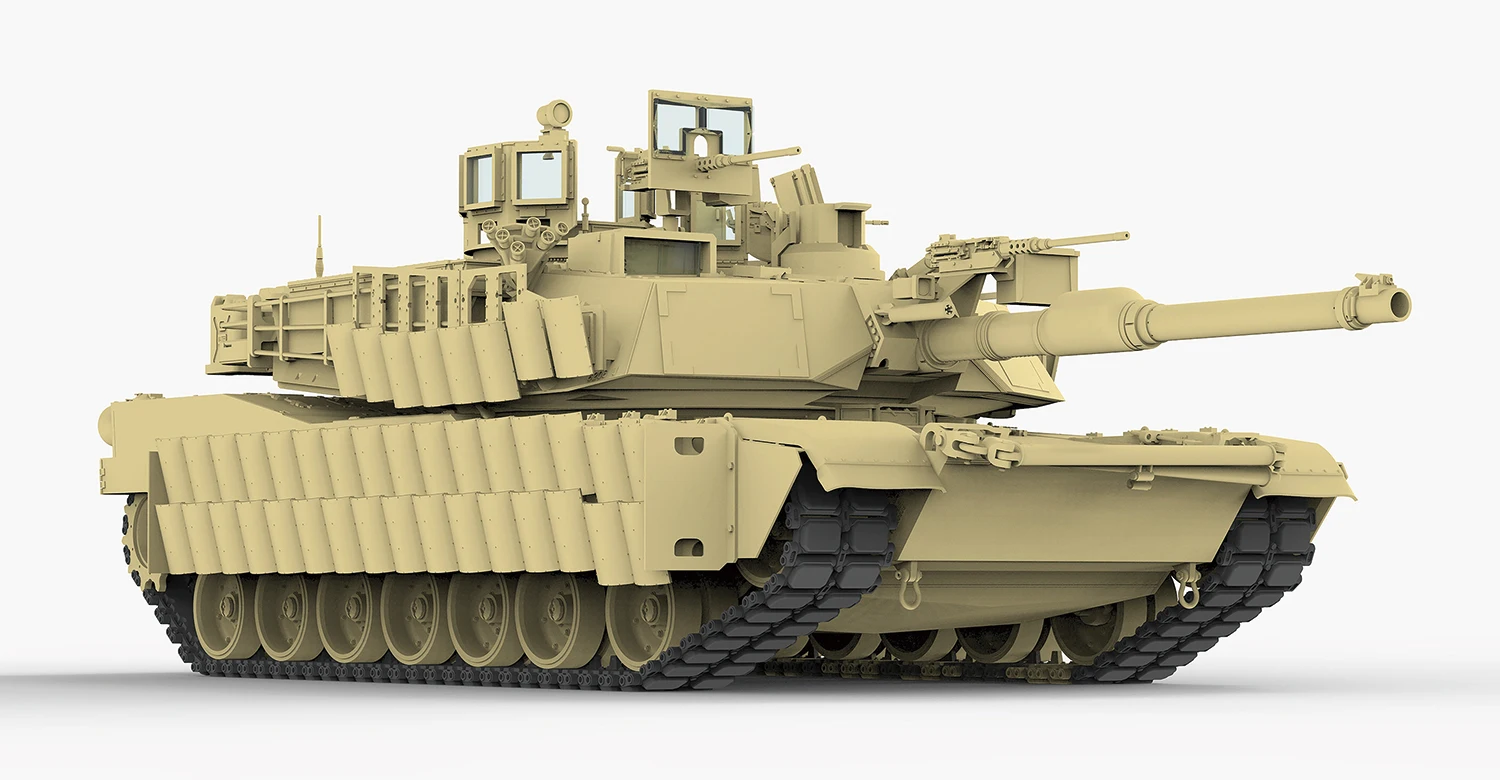 С полным интерьером [модель Rye Field] Ryefield модель RFM RM-5026 1/35 U.S.MBT M1A2 SEP ABRAMS TUSK I / II 2 в 1 -