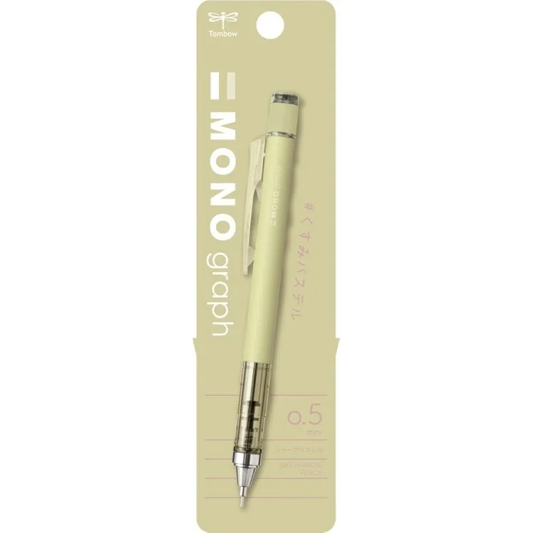 Tombow Ручка с механическим наконечником Mono Graph Faded медово-желтая с блистером 0,5 мм 136H