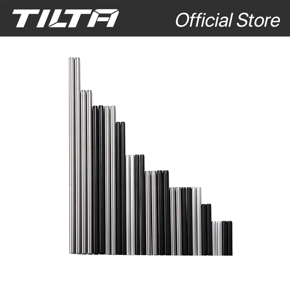 TILTA R15-100-B 15mm Aluminum Rod 100/150/200/300mm For DSLR Matte Box Follow Focus Monitor Shoulder Mount Rig Photo Studio