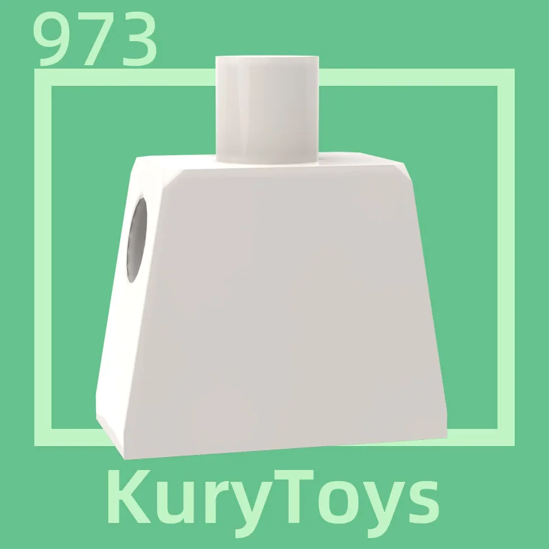  Kury Toys DIY MOC For 973 #10pcs Building block parts For Body Part Torso Plain 