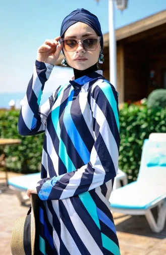 Women's hijab Muslim swimwear Burkini modest clothing Islamic long sleeve Muslimah hijab full cover swimsuit hijab long sleeve