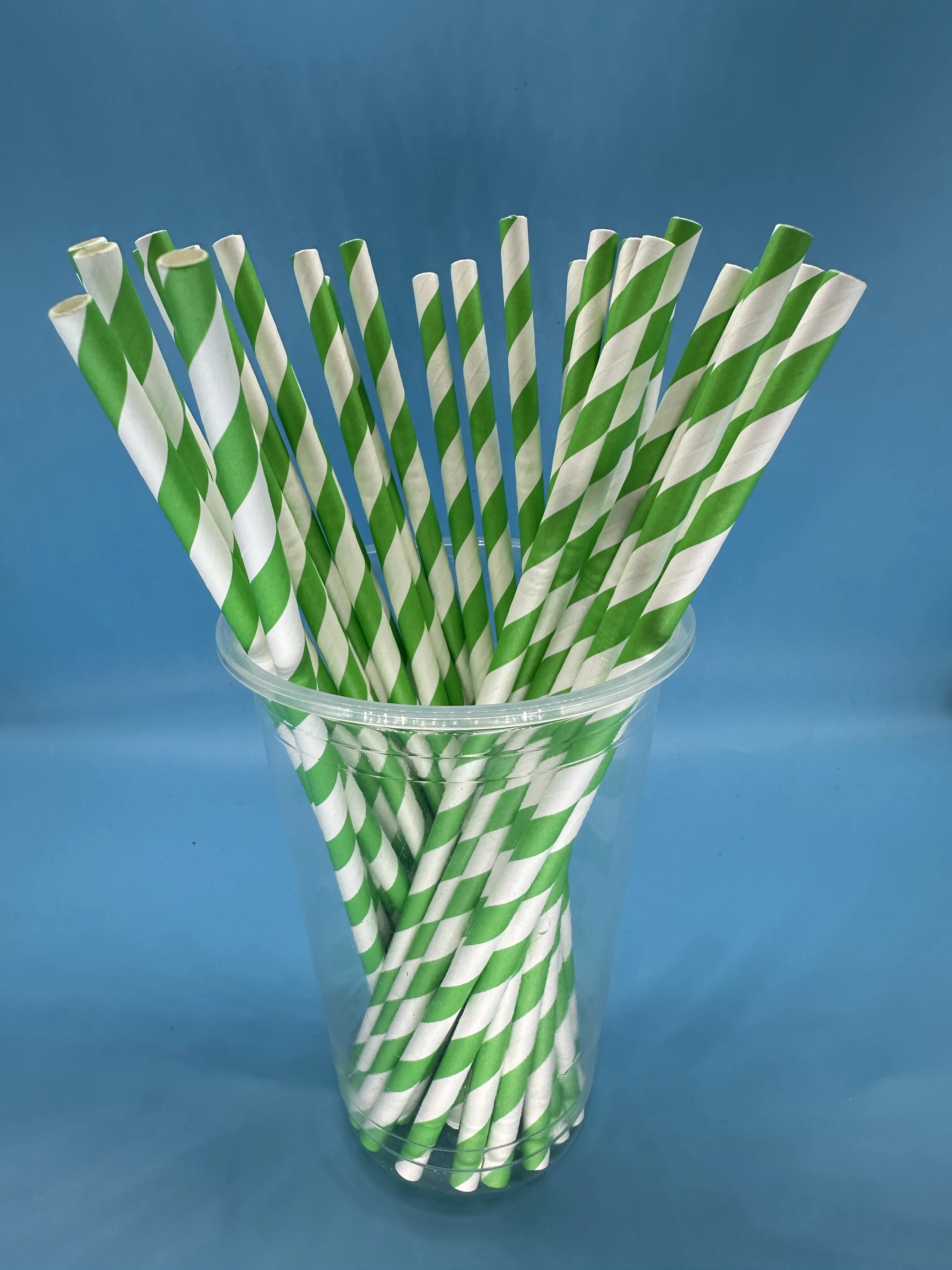 600 одноразовые зеленые и белые фотообои для сока кофе напитков