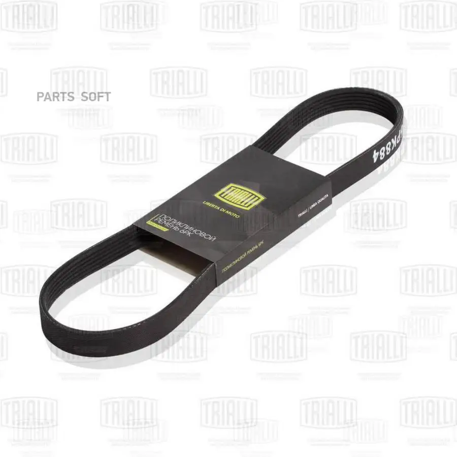 TRIALLI 6PK1249E Ремень приводной для а/м Ford Focus II (05-) 1.8i/2.0i (ELAST) ()