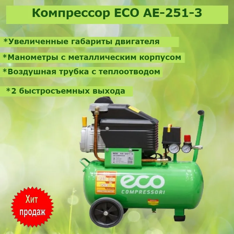 Купить компрессор эко. Компрессор Eco AE-251-4. Компрессор эко 100 литров. Компрессор Eco AE 251-18. Компрессорная голова Eco AE-1005-2.