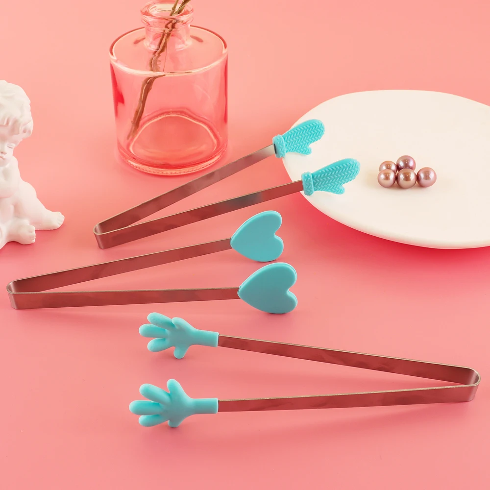 Оптовая продажа 9-12 шт силиконовые термостойкие ремесленные щипцы инструменты