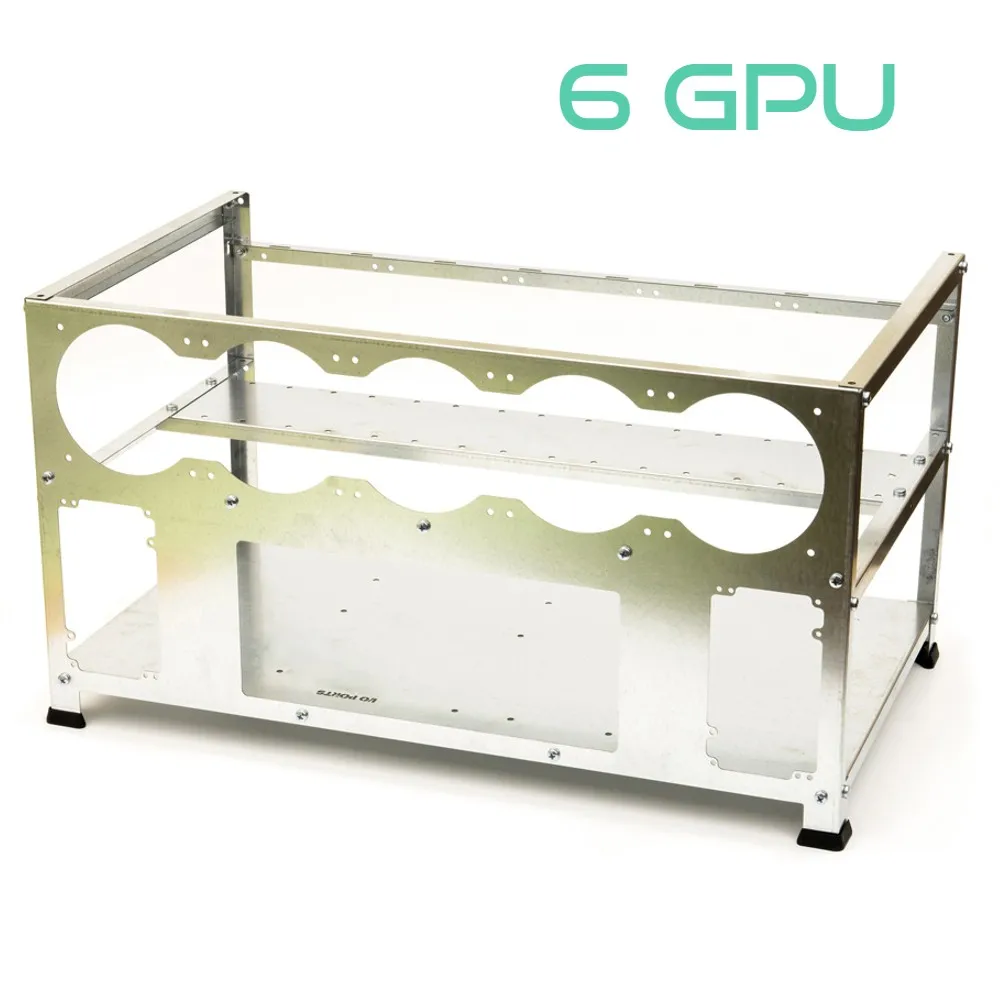 Изделие 65 каркас для майнинга 6 GPU карт корпус стойка майнинг ферма BTC Ethereum mining риг