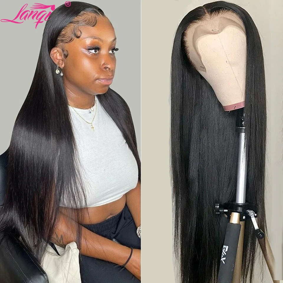 Bone Straight Lace Front Wigs Transparent 13x4 Lace Frontal Wig On Sale Clearance Brazilian Lace Fron Human Hair Wigs For Women