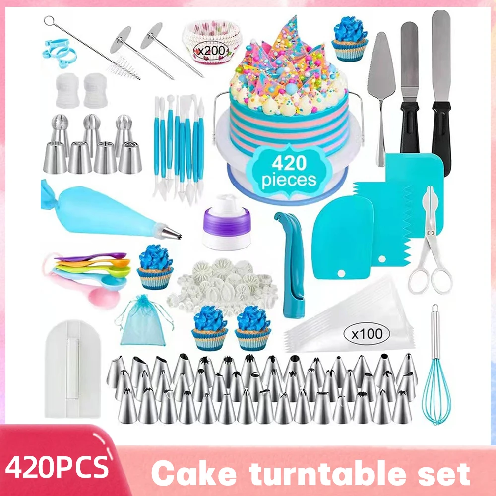 Набор инструментов для украшения торта 430 насадки глазури из нержавеющей стали 100