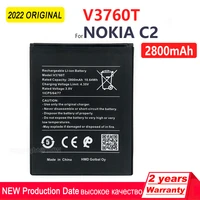 original new 2800mah v3760t battery for nokia c2 2020 ta 1204 ta1204 mobile phone replacement battery v3760t batteritrack code