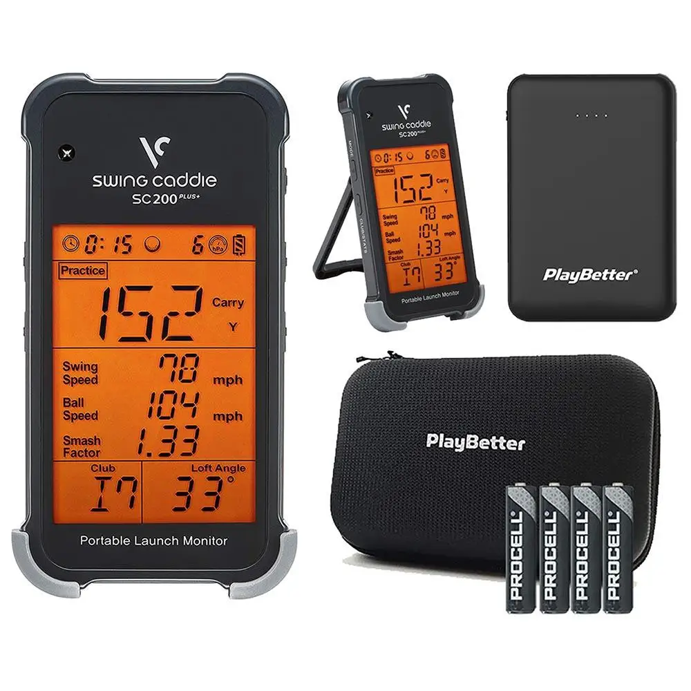 

HOT SALE Voice Caddie SC 200 Portable Golf Launch Monitor with Audible Output, Blue