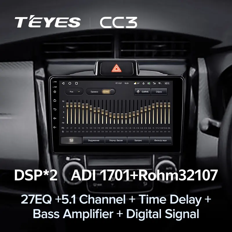 TEYES CC3 Штатная магнитола For Тойота Королла Аксио Филдер 160 Toyota Corolla Axio 2 Fielder 3 E160 2012 -